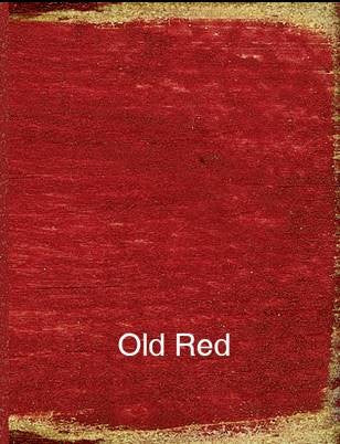 Storage Shelf With Cubbies and Pegs, Old Red