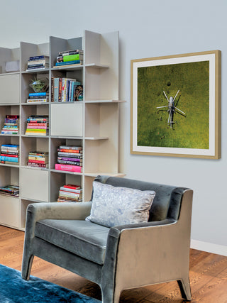 "Helicopter" Framed Painting Print by Karolis Janulis