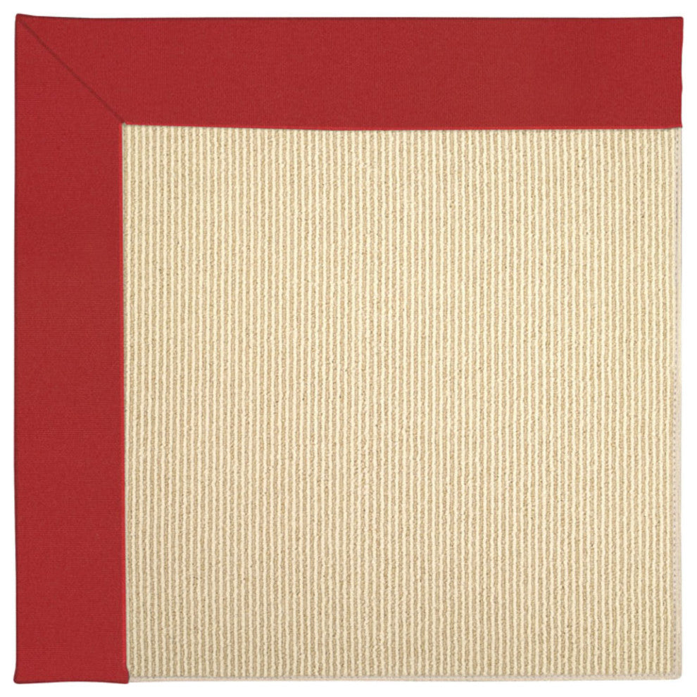 Capel Zoe-Beach Sisal Red 2009_527 Machine Tufted Rugs - 8' X 8' Rectangle