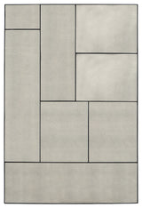 Uttermost 09898 Puzzle Piece 40" W x 60" H Rectangular Framed - Black