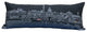 35" Black Washington DC Nighttime Skyline Lumbar Decorative Pillow