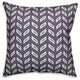 Tire Track Pattern, Purple Throw Pillow Cover, 16"x16"