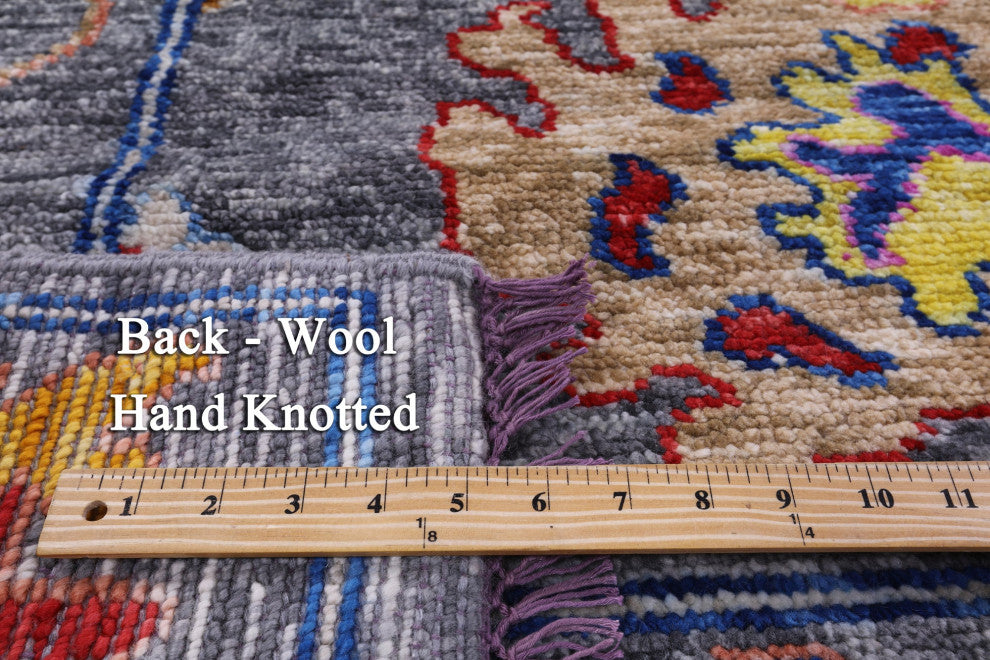 Turkish Oushak Hand-Knotted Wool Rug 8' 1" X 10' 2" - Q16068