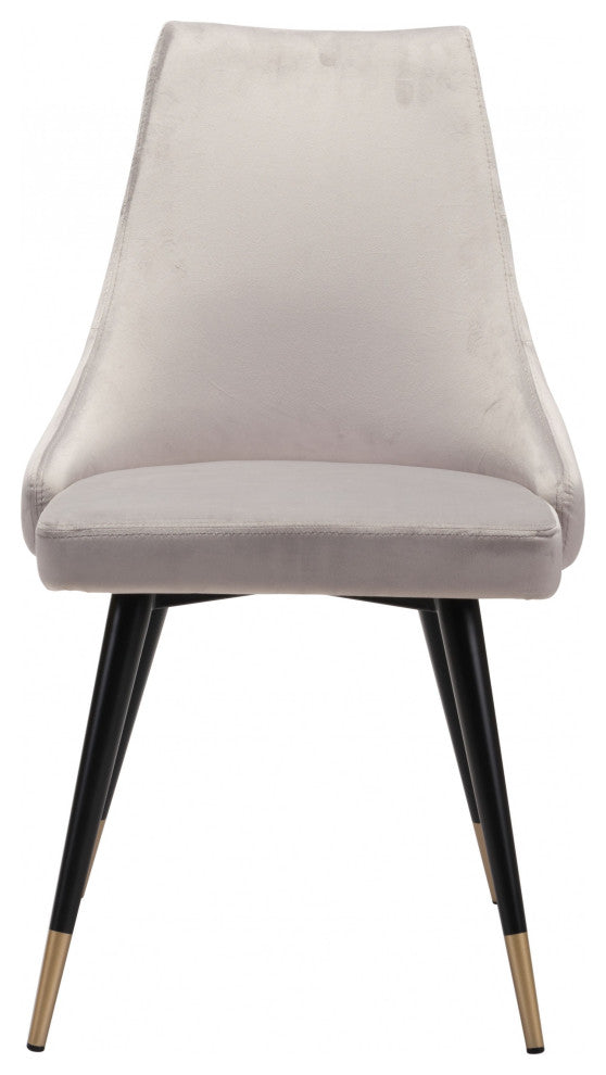 Piccolo Dining Chair, Set of 2 Gray