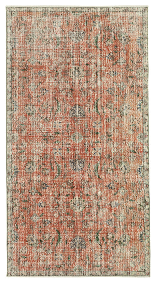 Rug N Carpet - Handmade Anatolian 3' 9" x 7' 1" Antique Small Area Rug