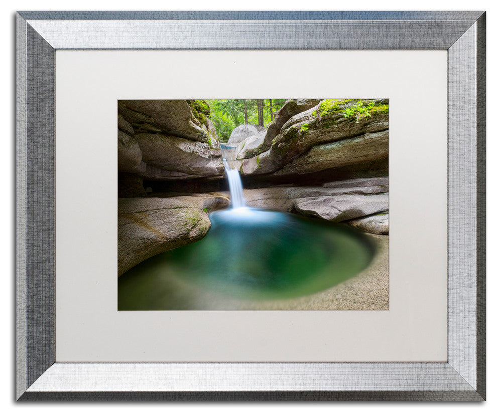 Michael Blanchette Photography 'Sabbaday Green Pool' Matted Framed Art, 20x16