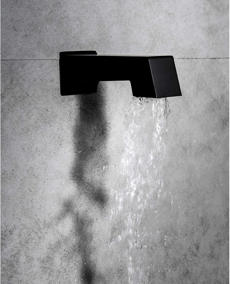 Dyconn Faucet Talise SS312A-BLK Wall Mounted 3-Setting Shower Faucet System