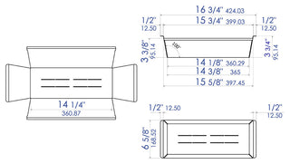ALFI brand AB85SSC Stainless Steel Colander Insert for Granite Sinks