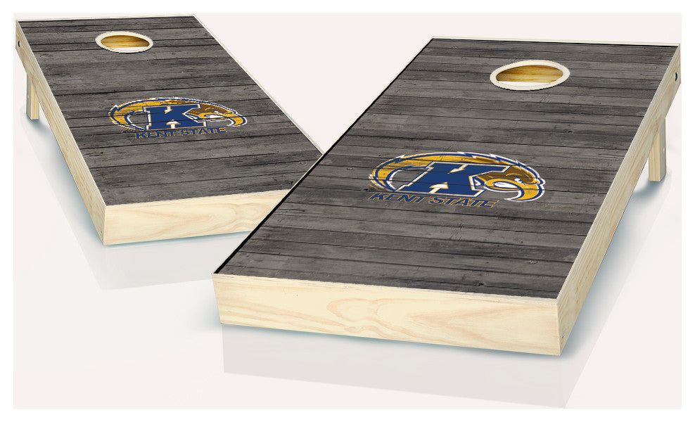 Kent State Distressed Cornhole Set