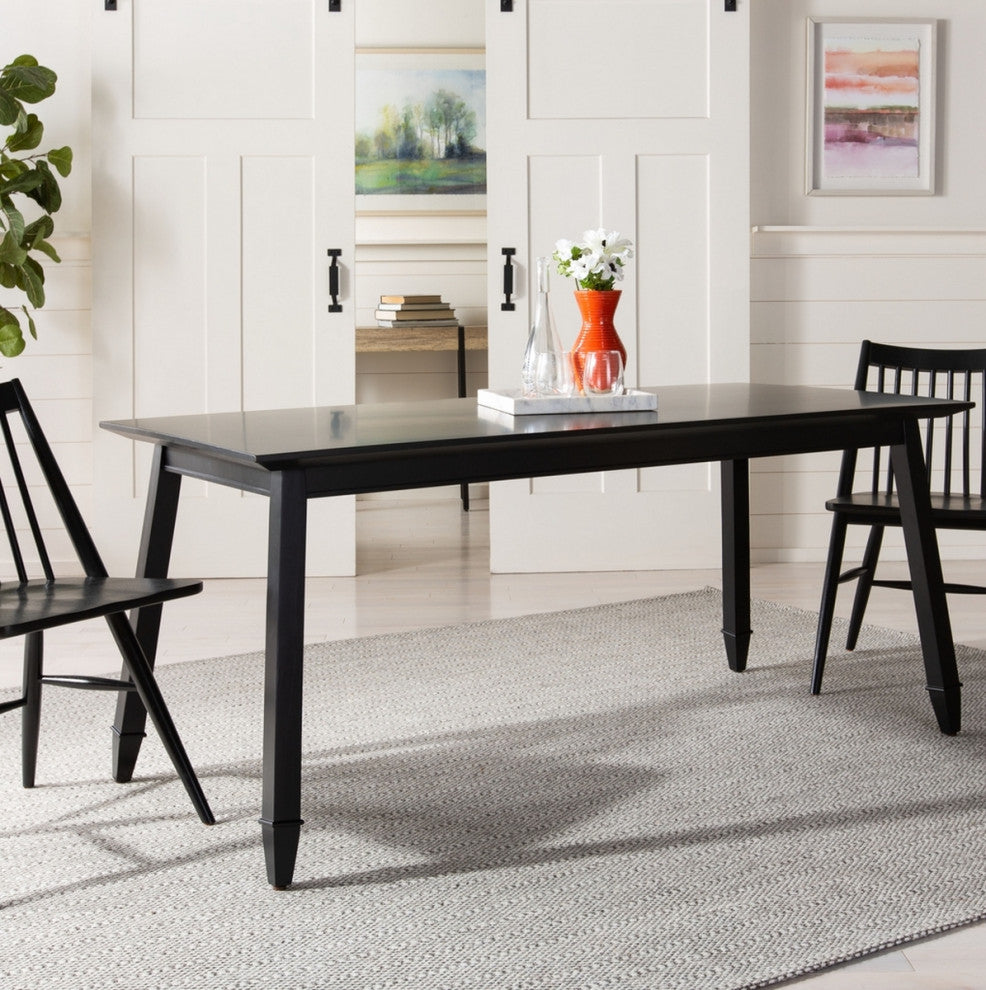 Safavieh Brayson Rectangle Dining Table, Black