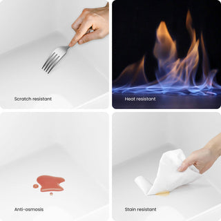 Pure 24" Curved Apron Front Farmhouse Kitchen Fireclay Sink