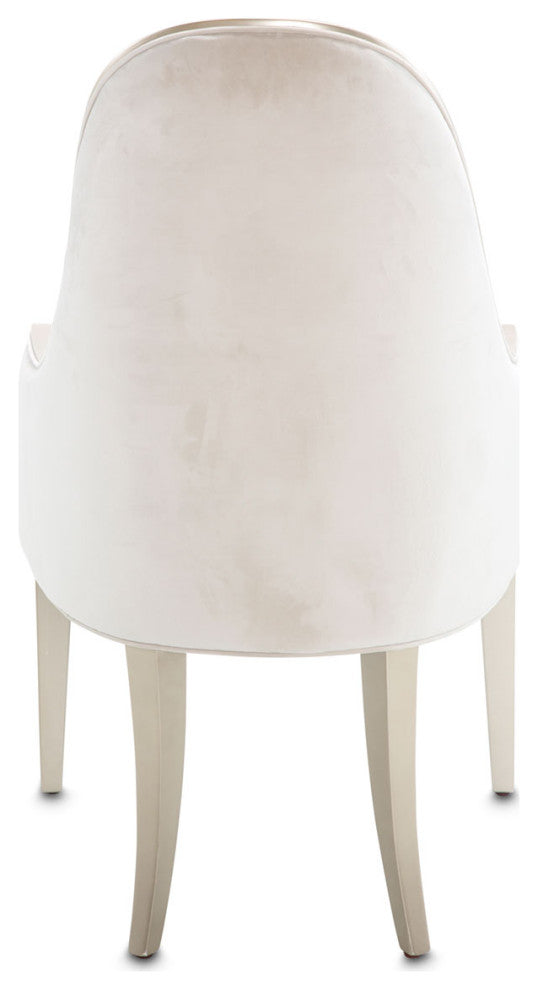 London Place Dining Arm Chair - Creamy Pearl