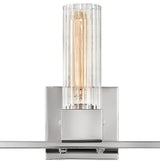Hinkley Xander Medium Three Light Vanity, Polished Nickel