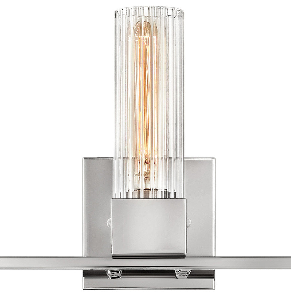 Hinkley Xander Medium Three Light Vanity, Polished Nickel