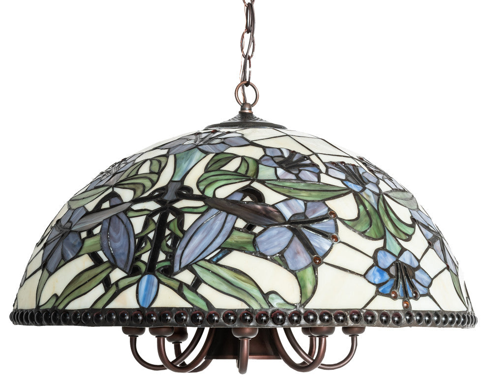 22 Wide Nouveau Lily Pendant