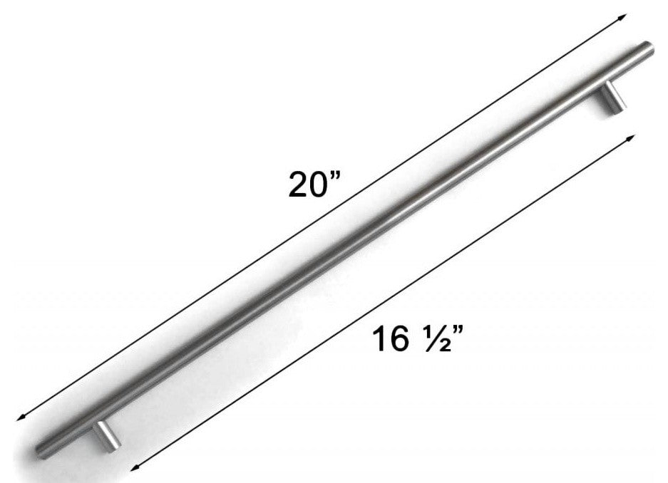 Celeste Bar Pull Cabinet Handle Brushed Nickel , Gold Champagne, 16"x20"