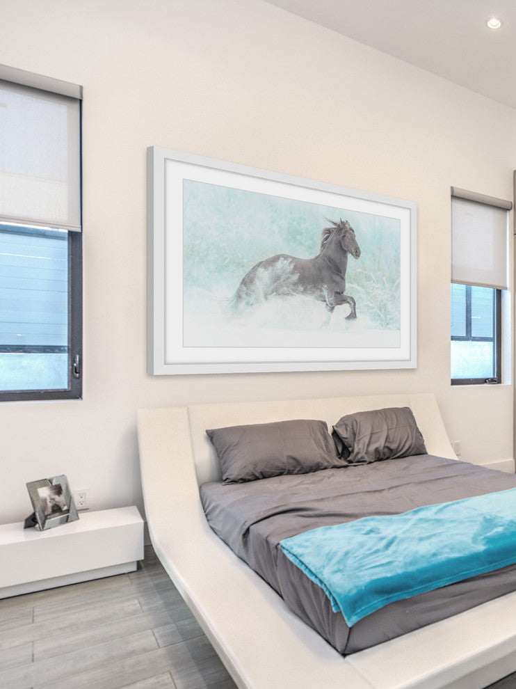 Marmont Hill, "Frolicking Equus" Framed Painting Print, 24x16