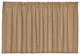 Hopscotch Tan Kitchen Curtain, 36" Tier