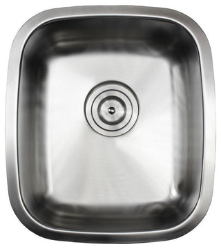 15" Stainless Steel Undermount Island/Bar/Prep Sink and Accessories