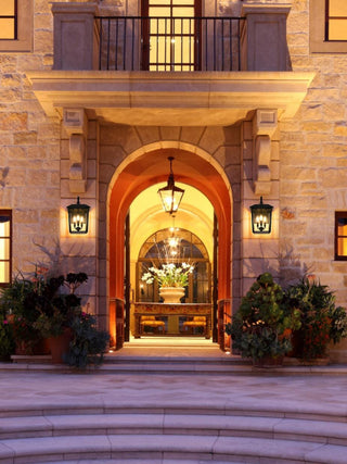 Home Living 10" Outdoor Wall Sconce, Black