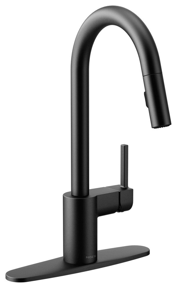 Moen Align 1-Handle High Arc Pulldown Kitchen Faucet, Matte Black