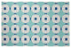 Button Up Spring Chenille Rug, Light Blue, 2'x3'