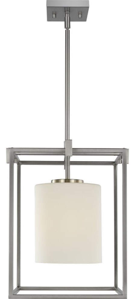 Chadwick Collection 1-Light Brushed Nickel Mini-Pendant