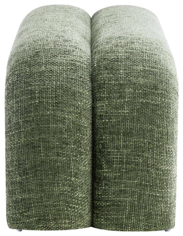 Dax 50.5" Chenille Upholstered Accent Bench - Basil