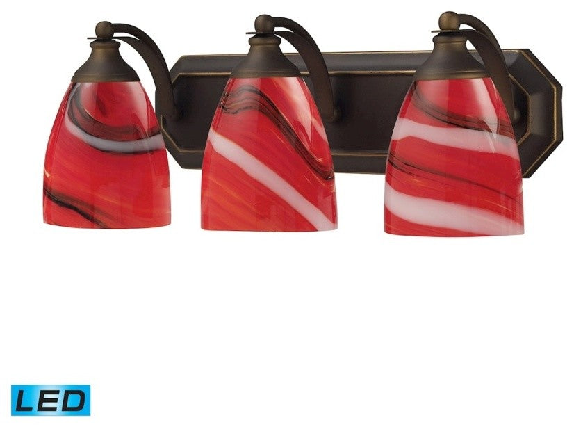 ELK Lighting Bath And Spa 3-Light Vanity Light - 570-3B-CY-LED