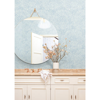 Blue Floret Wallpaper