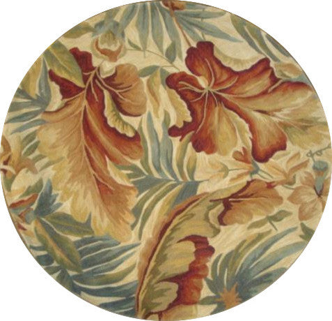 Sparta 3130 Ivory Paradise Rug, 7'6" Round