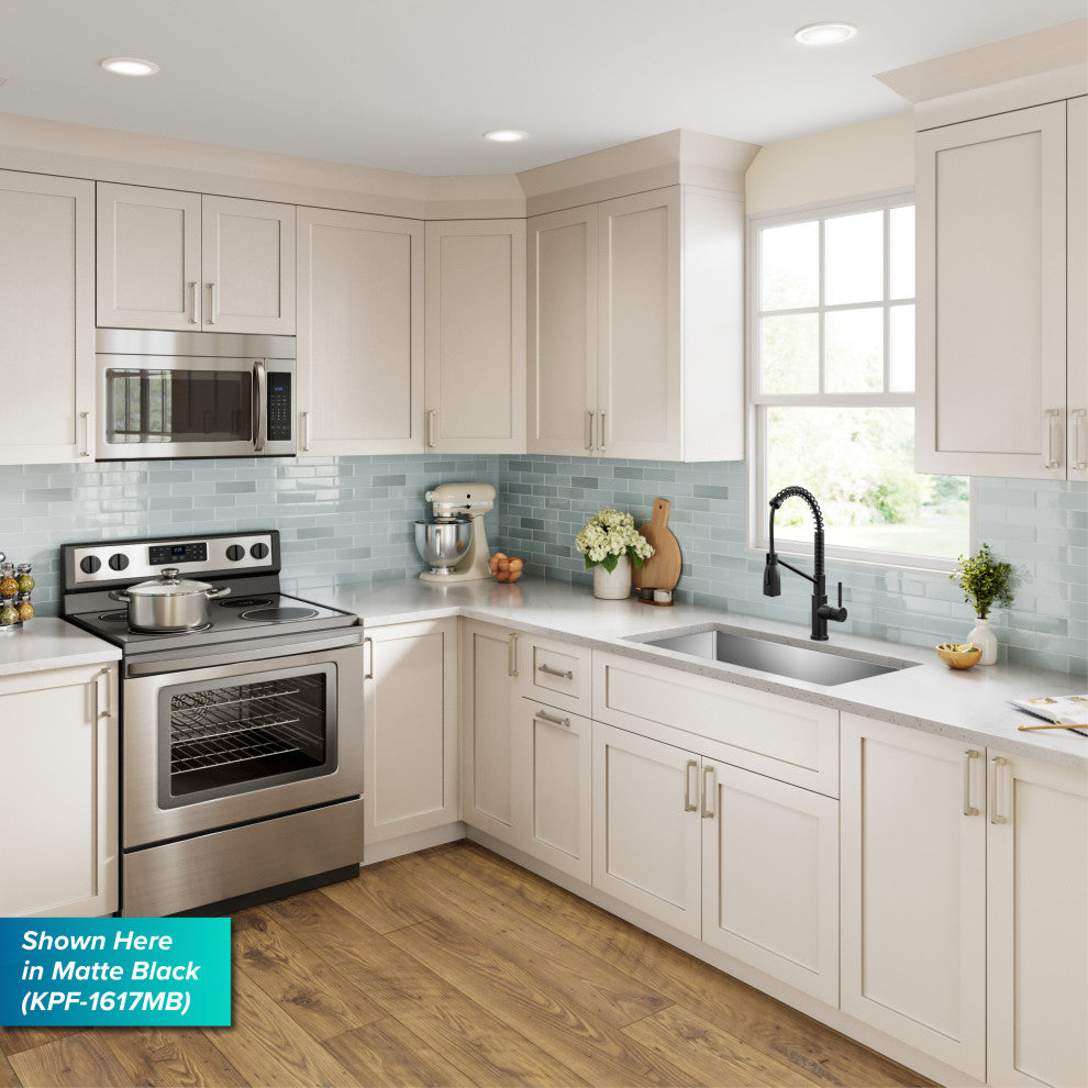KRAUS Coda Commercial Style 2-Function 1-Handle Pull Down Kitchen Faucet, SFS