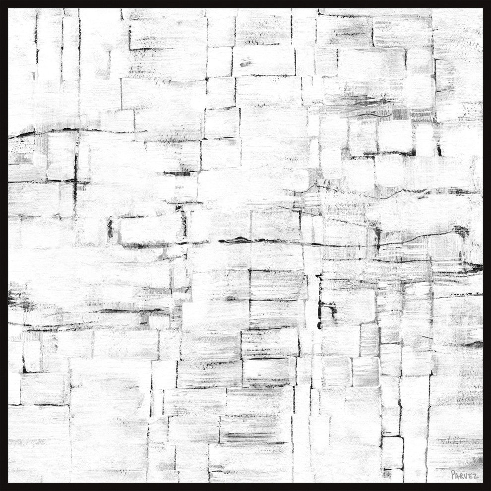"Dream of Beauty" Floater Framed Painting Print on Canvas, 40x40