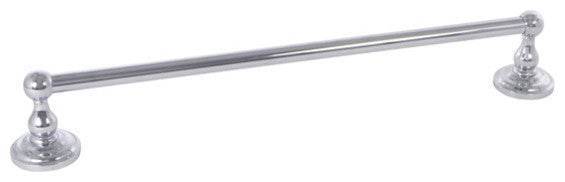 600 Series Wall Mounted Towel Bar, Polished Chrome