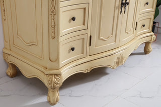 Bathroom Vanity, Light Antique Beige, 48", Single Sink