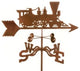 Train Weathervane With Post Mount