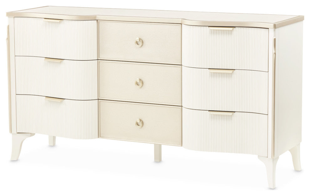La Marisia Dresser, Creamy Pearl