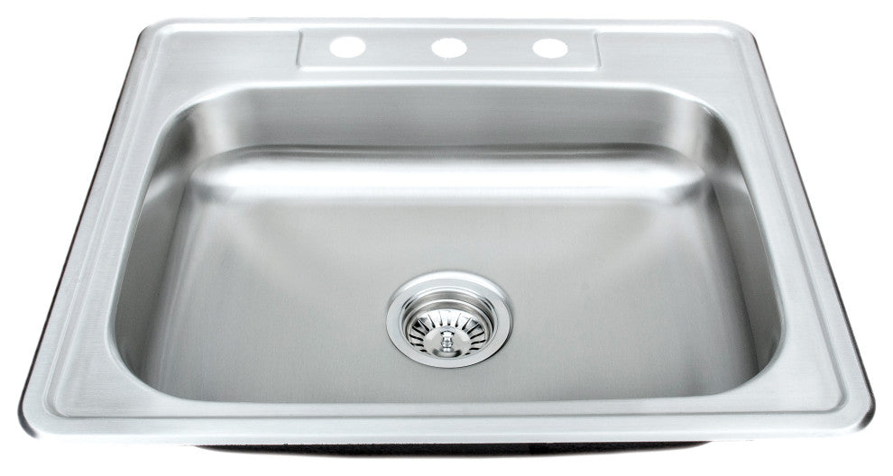 Wells Sinkware ADA Topmount Single Bowl Pack, Sink Package