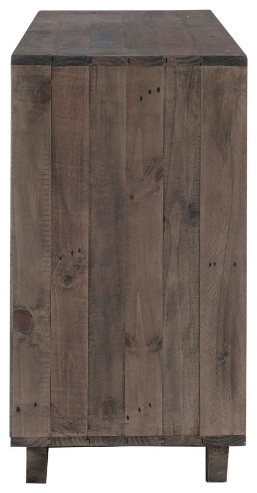 Nevada 6-Drawer Dresser, Brown