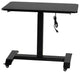 Cortesi Home Luna Electric Sit to Stand Mobile Desk With Wheels, Black