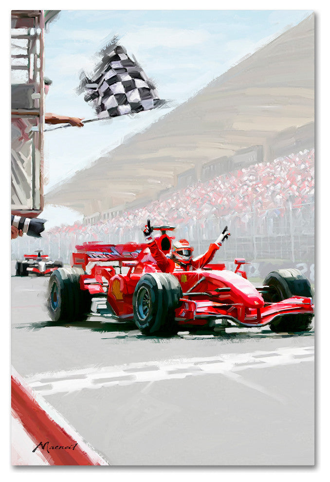 The Macneil Studio 'Finish Line' Canvas Art, 47"x30"