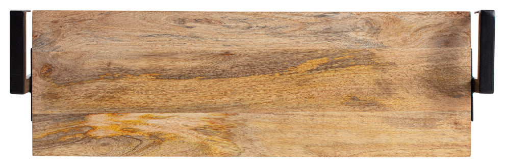 Phantom Wall Mounted Shelf, Natural/Black