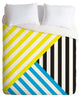 Deny Designs Three Of The Possessed Wave TriColour Duvet Cover - Lightweight