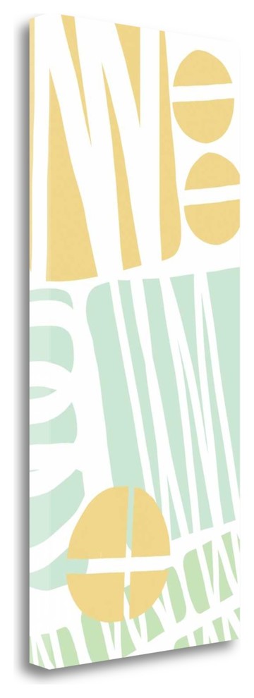 "Multi Shapes I" By Linda Woods, Giclee Print on Gallery Wrap Canvas