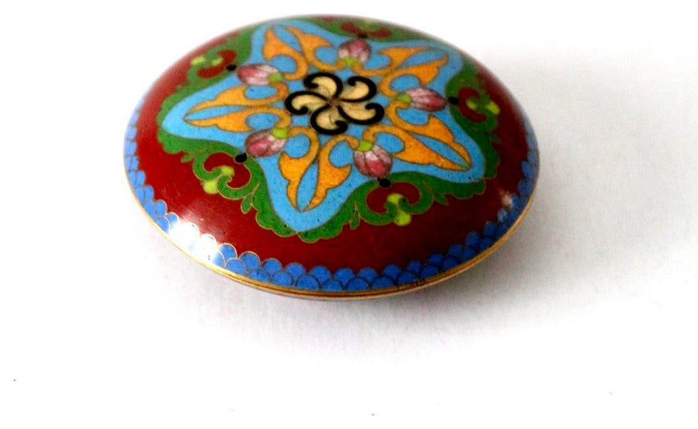 Consigned, Vintage Cloisonne Box
