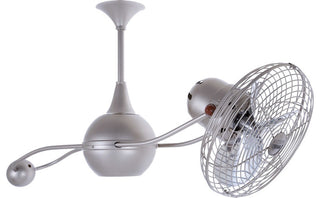 Brisa 2000 40" Fan, Brushed Nickel, Metal Blade