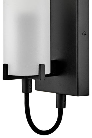 Hinkley Ryden Large Tall Single Light Sconce, Black