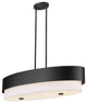 Z-LITE 5-Light Island, Matte Black