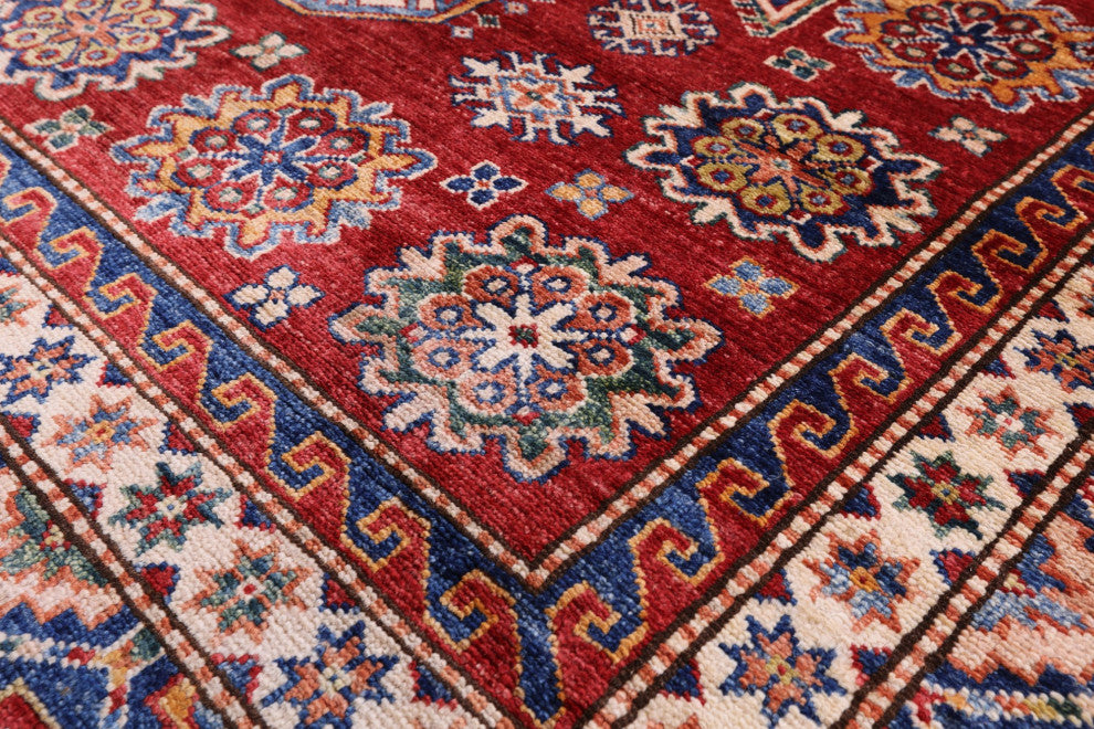 Hand Knotted Super Kazak Rug 8' 1" X 11' 6" Q5031