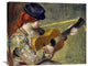 "Girl with a Guitar, 1897" Canvas Giclee by Pierre-Auguste Renoir, 30"x24"